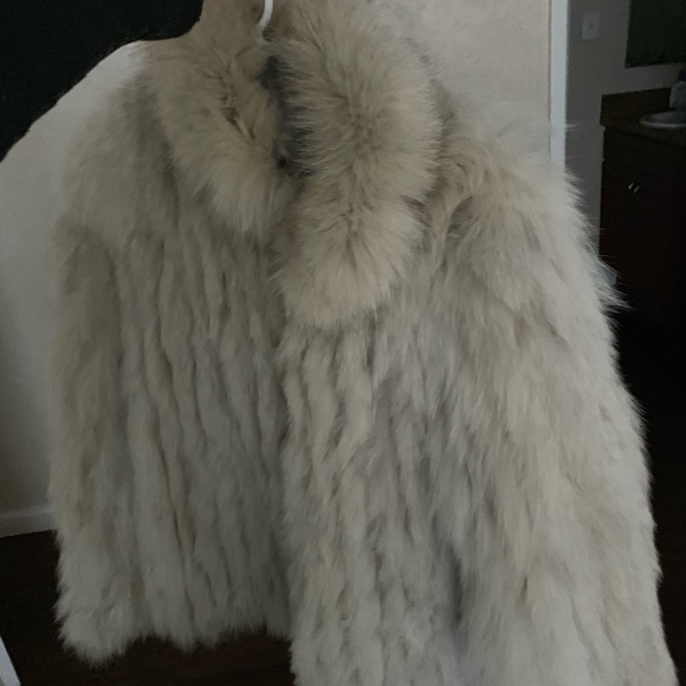 Real faux fur coat